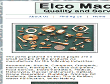 Tablet Screenshot of elco-machine.com